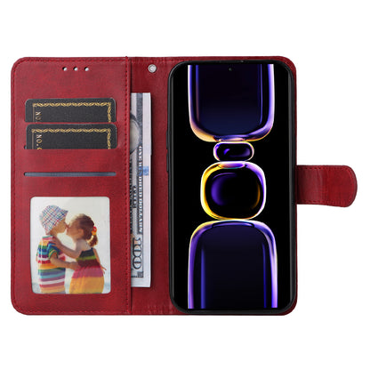 Phone Cover for Xiaomi Poco F5 Pro 5G / Redmi K60 5G / K60 Pro 5G , Calf Texture Anti-scratch PU Leather Wallet Stand Case