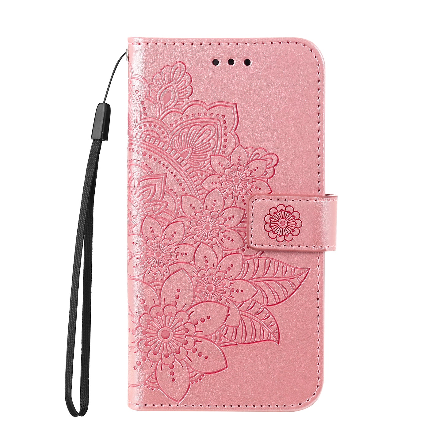 For Xiaomi Redmi Note 12 Turbo / Poco F5 5G PU Leather Cover Case Flower Imprinting Phone Stand Wallet Phone Shell