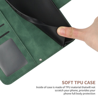 HT04 PU Leather Phone Case for Oppo Reno10 Pro+ 5G Sunflower Imprint Wallet Stand Cover with Shoulder Strap