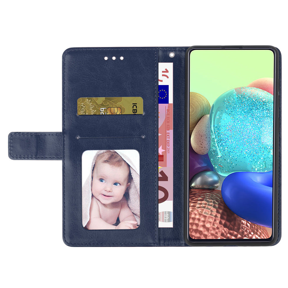 HT01 For Oppo Reno10 Pro+ 5G Y-shaped Line Imprinting Phone Stand Cover PU Leather Case Wallet