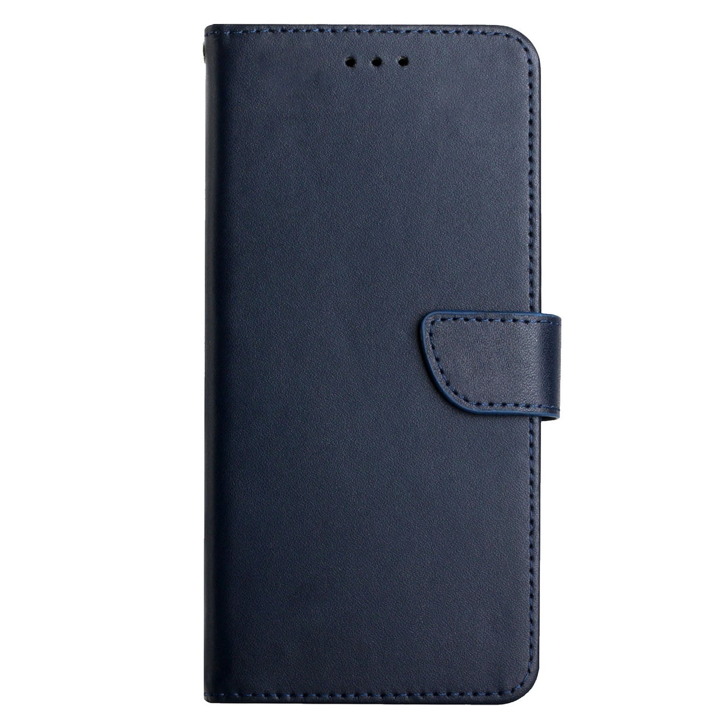 HT02 Genuine Cow Leather Phone Case for Oppo Reno10 Pro+ 5G , Nappa Texture Wallet Stand Cover