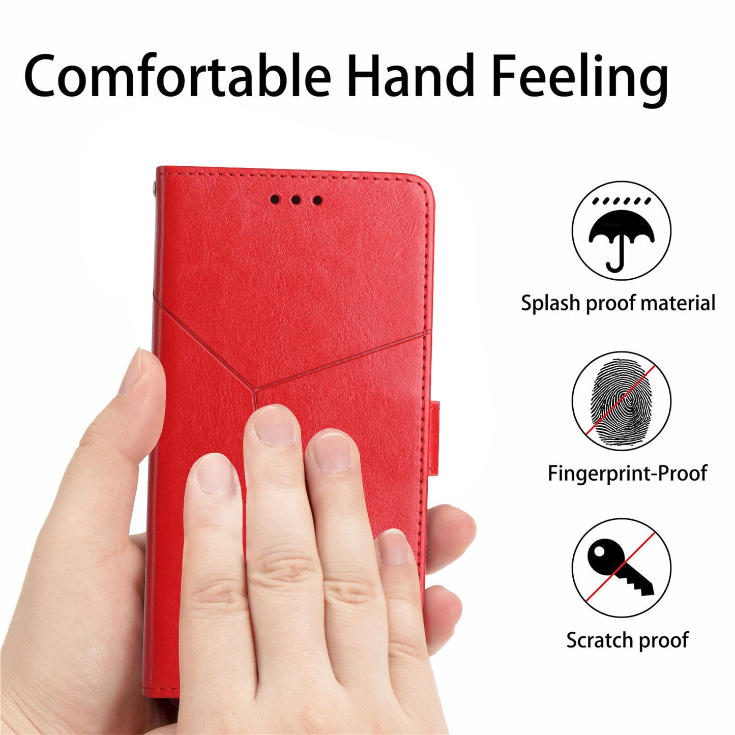 HT01 For Huawei P60 Pro / P60 Anti-Dust Phone Shell Case Wallet Y-shaped Line Imprinting TPU+PU Leather Stand Cover