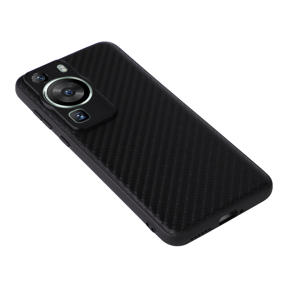 For Huawei P60 Pro Precise Cutouts Camera Protection PU Leather Coated PC+TPU Cover Phone Case