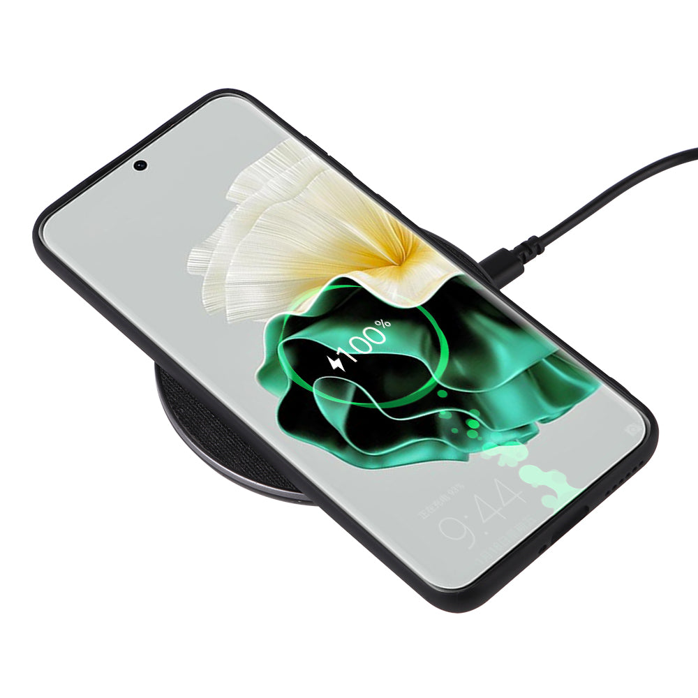 For Huawei P60 Pro Precise Cutouts Camera Protection PU Leather Coated PC+TPU Cover Phone Case
