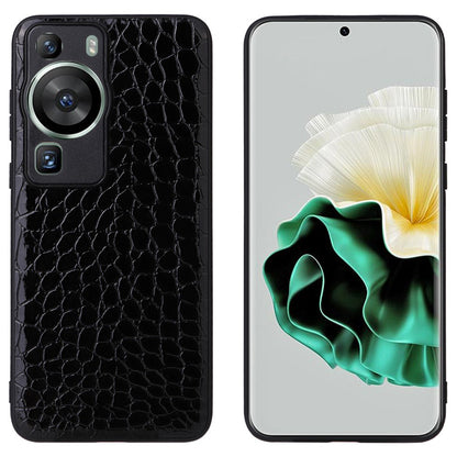 For Huawei P60 Pro Precise Cutouts Camera Protection PU Leather Coated PC+TPU Cover Phone Case