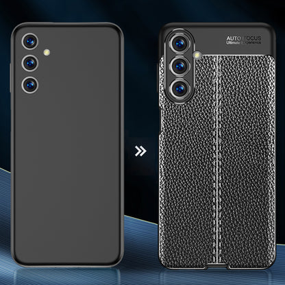 For Samsung Galaxy M54 5G / F54 5G Mobile Phone TPU Case Litchi Texture Drop Protection Cell Phone Cover