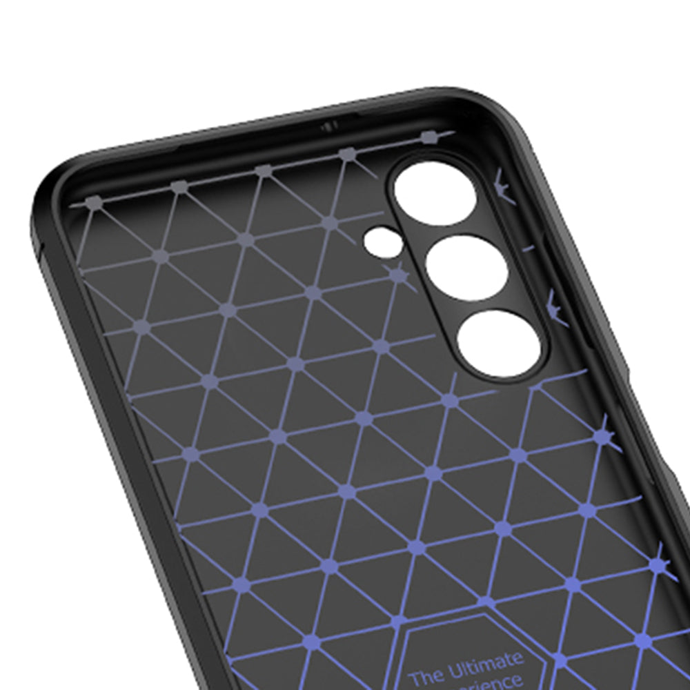 For Samsung Galaxy M54 5G / F54 5G Mobile Phone TPU Case Litchi Texture Drop Protection Cell Phone Cover