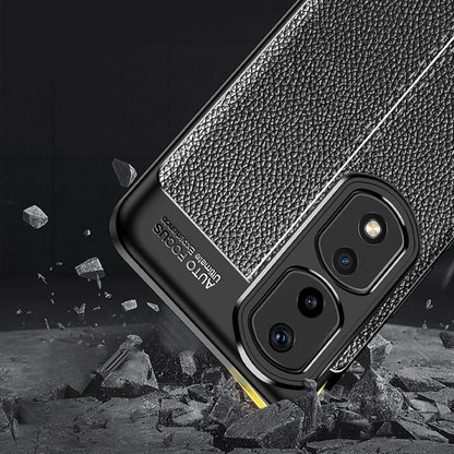 For Honor 90 Pro Litchi Texture Phone TPU Case Drop-proof Phone Cover