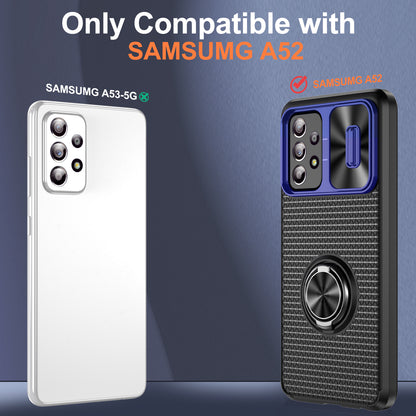 Phone Case for Samsung Galaxy S20 FE 4G / FE 5G / S20 Lite / S20 FE 2022 , Slide Lens Protection PC+TPU Kickstand Cover