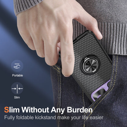 Phone Case for Samsung Galaxy S20 FE 4G / FE 5G / S20 Lite / S20 FE 2022 , Slide Lens Protection PC+TPU Kickstand Cover