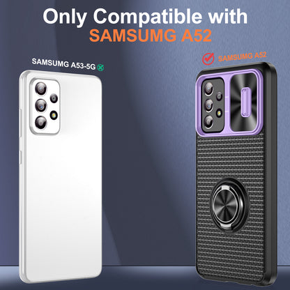 Phone Case for Samsung Galaxy S20 FE 4G / FE 5G / S20 Lite / S20 FE 2022 , Slide Lens Protection PC+TPU Kickstand Cover