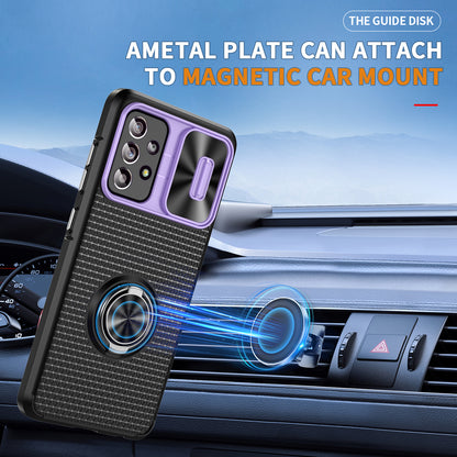 Phone Case for Samsung Galaxy S20 FE 4G / FE 5G / S20 Lite / S20 FE 2022 , Slide Lens Protection PC+TPU Kickstand Cover