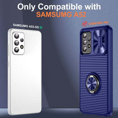 Phone Case for Samsung Galaxy S20 FE 4G / FE 5G / S20 Lite / S20 FE 2022 , Slide Lens Protection PC+TPU Kickstand Cover