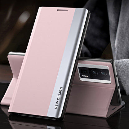 For Xiaomi Redmi K60 5G / K60 Pro 5G / Poco F5 Pro 5G Phone Case PU Leather Electroplating Phone Cover with Stand