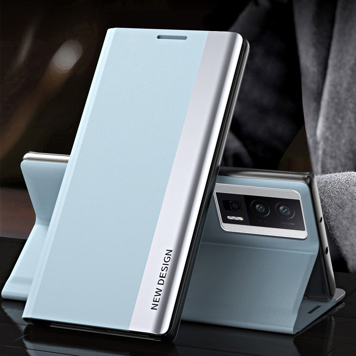 For Xiaomi Redmi K60 5G / K60 Pro 5G / Poco F5 Pro 5G Phone Case PU Leather Electroplating Phone Cover with Stand