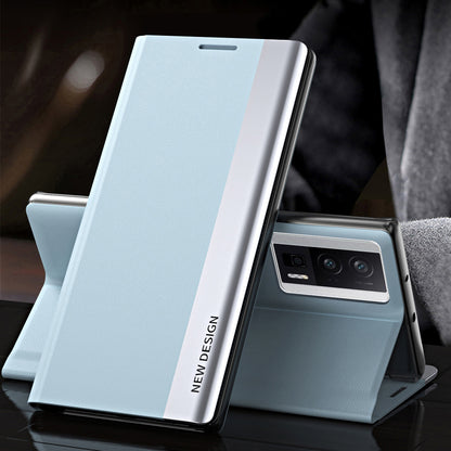 For Xiaomi Redmi K60 5G / K60 Pro 5G / Poco F5 Pro 5G Phone Case PU Leather Electroplating Phone Cover with Stand