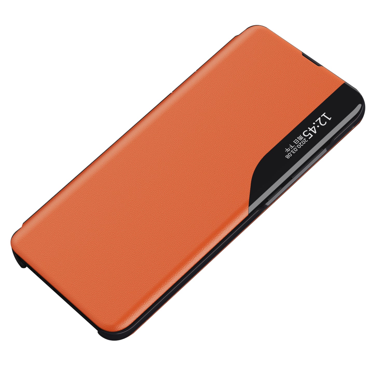 For Xiaomi Poco F5 5G / Redmi Note 12 Turbo View Window Phone Case PU Leather Anti-Scratch Phone Stand Cover