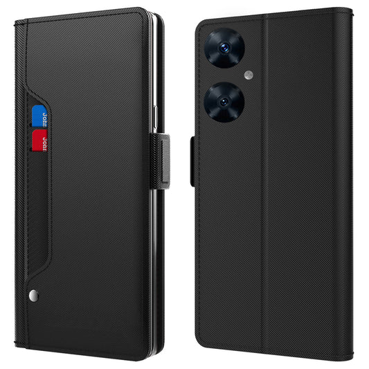 For Huawei Nova 11i Mirror Design Leather Phone Case Stand Card Holder Shockproof Cover