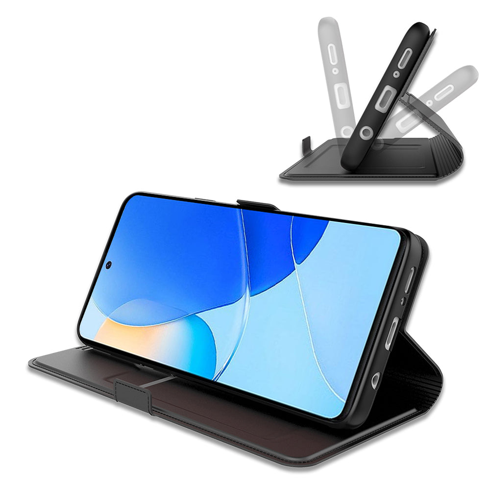 Card Holder PU Leather Case for Huawei Nova 11i , Foldable Stand Phone Cover