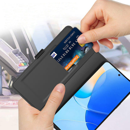 Card Holder PU Leather Case for Huawei Nova 11i , Foldable Stand Phone Cover