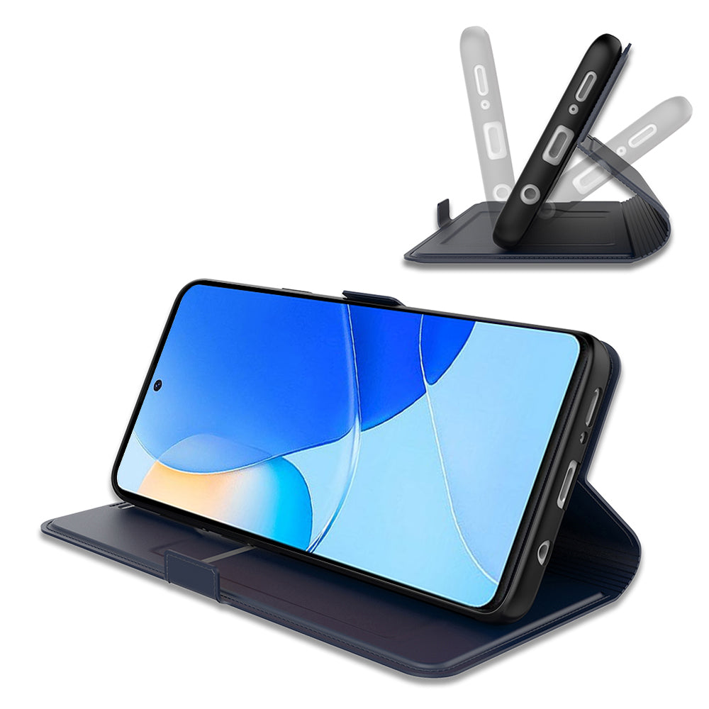 Card Holder PU Leather Case for Huawei Nova 11i , Foldable Stand Phone Cover