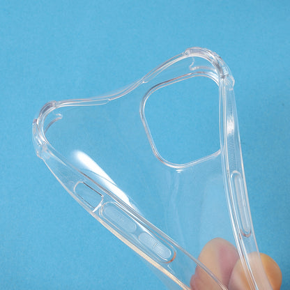 10Pcs For iPhone 13 6.1 inch Anti-drop Phone Cover Watermark-free 1.5mm Clear Corner Protection TPU Case