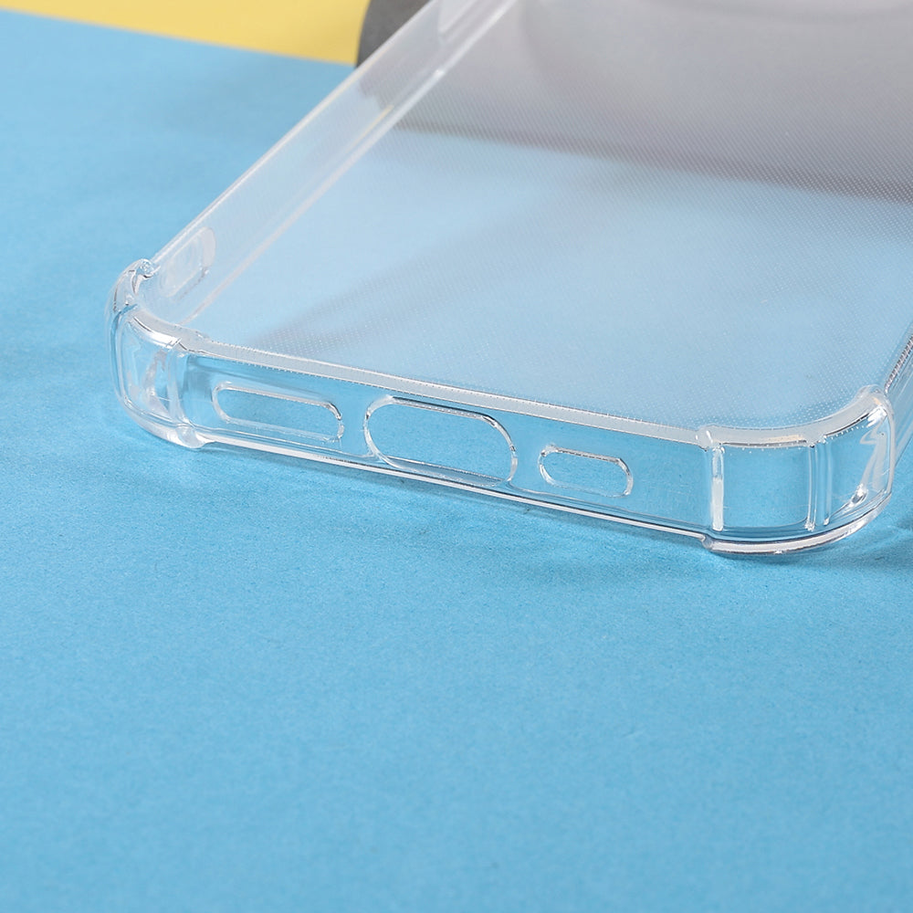 10Pcs Corner Protection Shell for iPhone 14 Pro TPU Case 1.5mm Watermark-free Clear Phone Cover