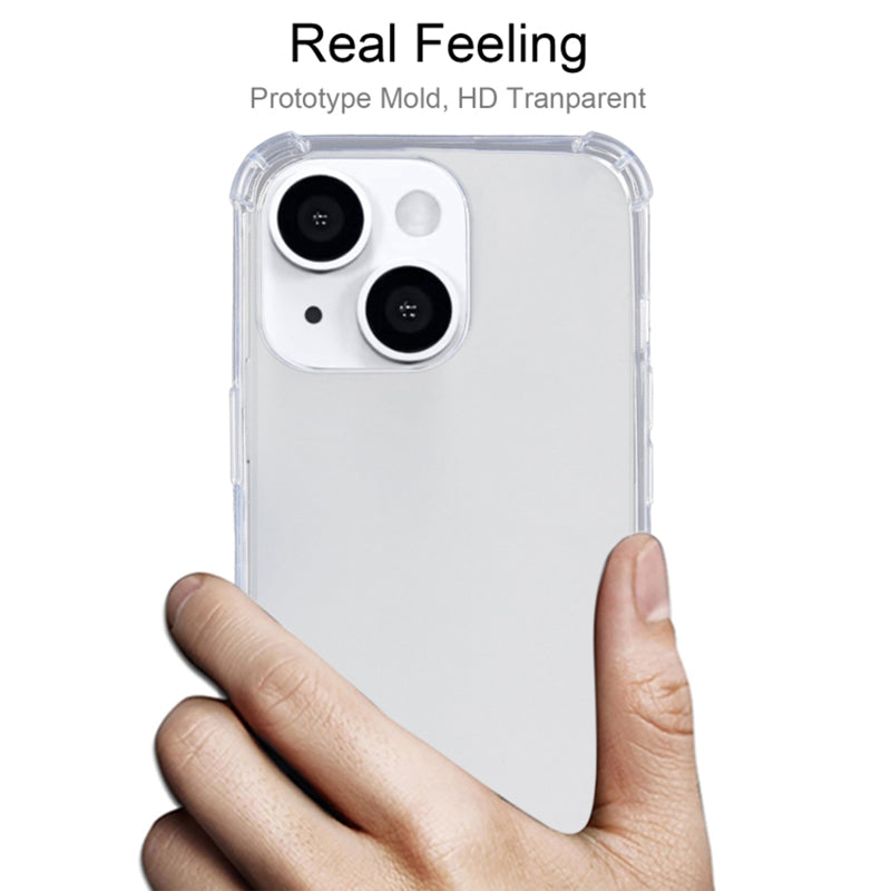 10Pcs 1.5mm TPU Case for iPhone 13 mini 5.4 inch , Watermark-free Phone Cover Corner Protection Clear Shell