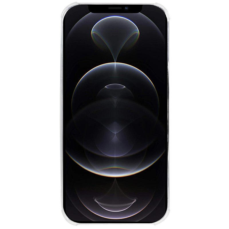 10Pcs For iPhone 12 Pro Max TPU Phone Case 0.8mm Ultra-thin Watermark-free Reinforced Corners Cover