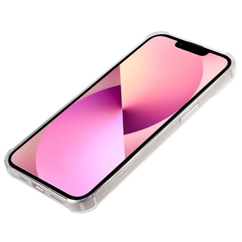 10Pcs 0.8mm Ultra-thin Watermark-free Case for iPhone 13 , TPU Thickened Corners Clear Phone Cover