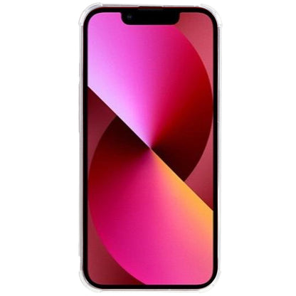 10Pcs For iPhone 13 mini TPU Case 0.8mm Watermark-free Reinforced Corners Ultra-thin Clear Phone Cover