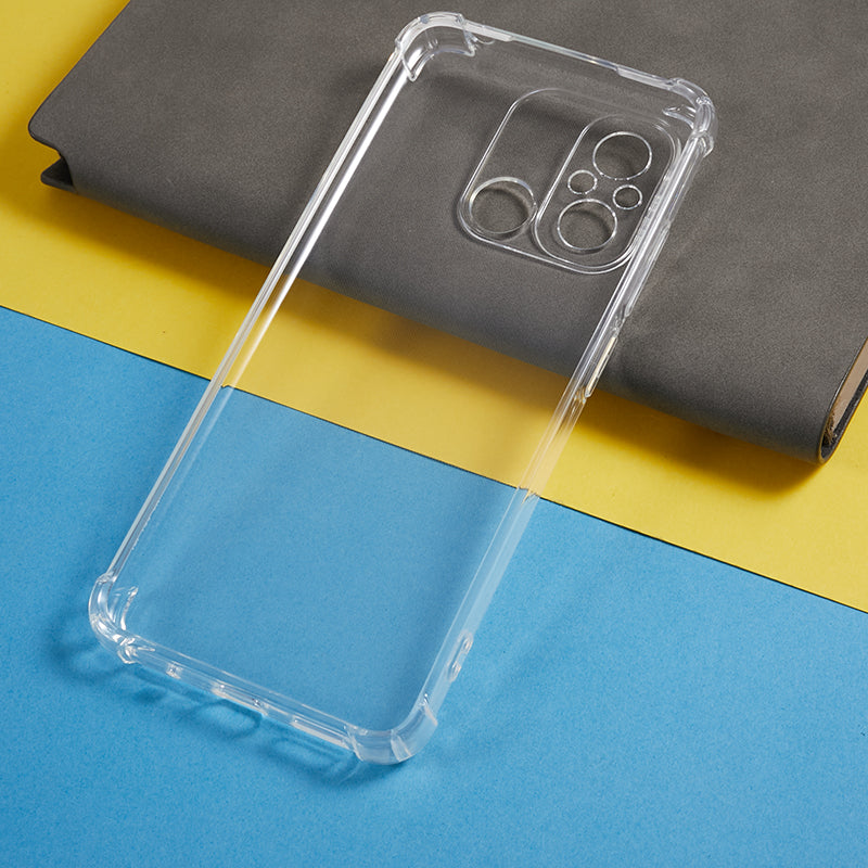 50Pcs 1.5mm TPU Case for Xiaomi Redmi 12C 4G Corner Protection Watermark-free Clear Phone Cover