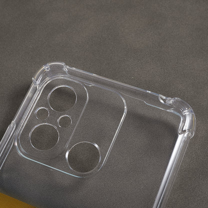 50Pcs 1.5mm TPU Case for Xiaomi Redmi 12C 4G Corner Protection Watermark-free Clear Phone Cover