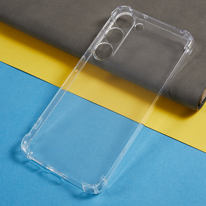 50Pcs 1.5mm TPU Case for Samsung Galaxy S23+ Clear Shell Corner Protection Watermark-free Phone Cover