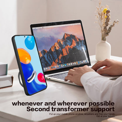 For Xiaomi Redmi Note 11 Pro 4G (MediaTek) / 5G (Qualcomm) / Note 11E Pro 5G / Note 11 Pro+ 5G (India) Kickstand TPU PC Phone Case with Slide Lens Cover