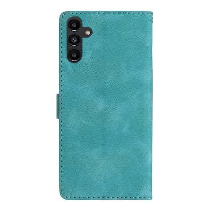For Samsung Galaxy A14 5G Flower Imprinted Phone Case Leather Wallet Flip Stand Cover