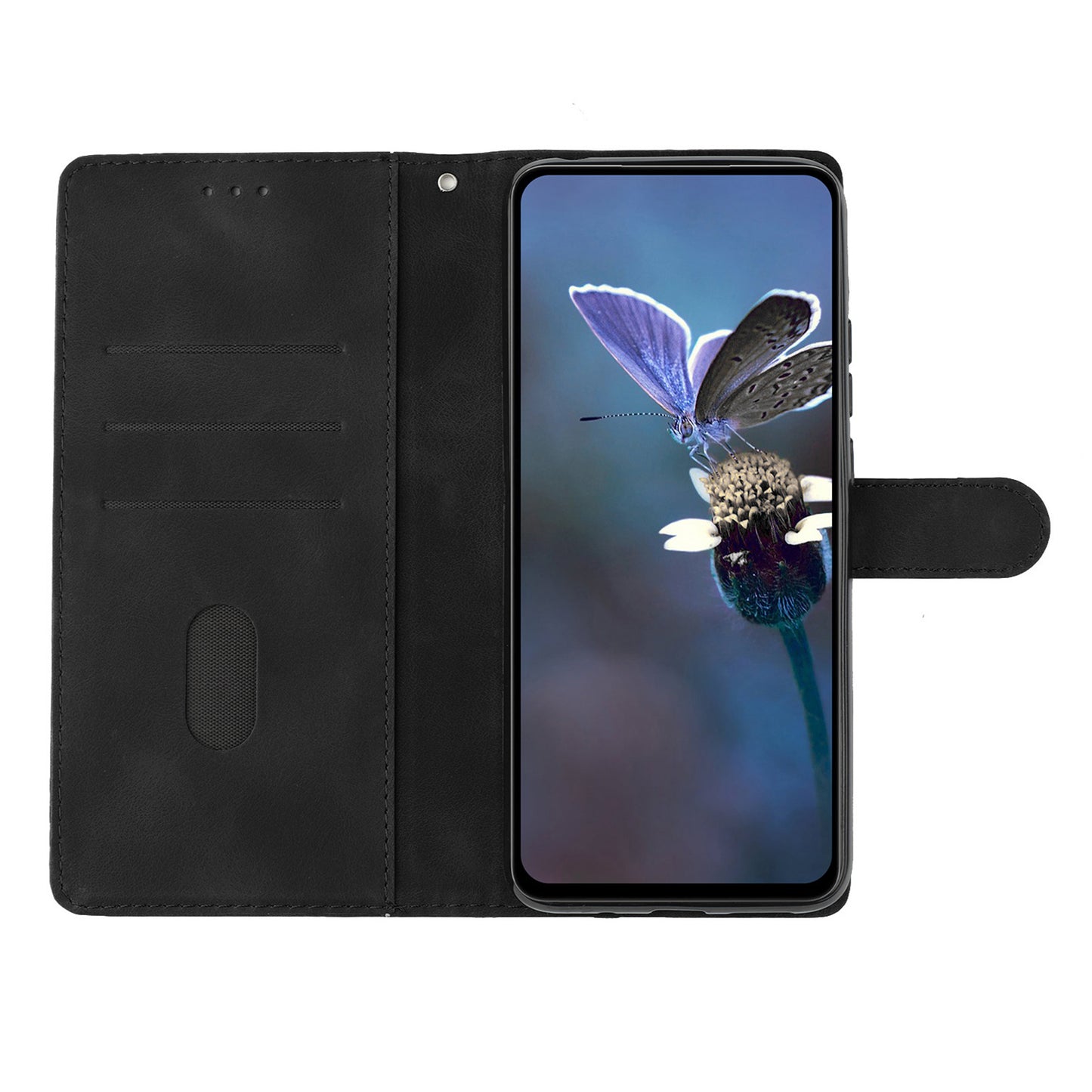 For Samsung Galaxy A54 5G Flower Imprinted Flip Stand Phone Case PU Leather Wallet Cover