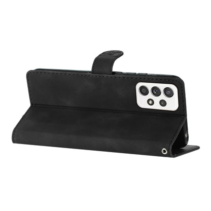 For Samsung Galaxy A23 5G (Global Version) / A23 4G Flower Imprint Phone Cover Leather Wallet Stand Case