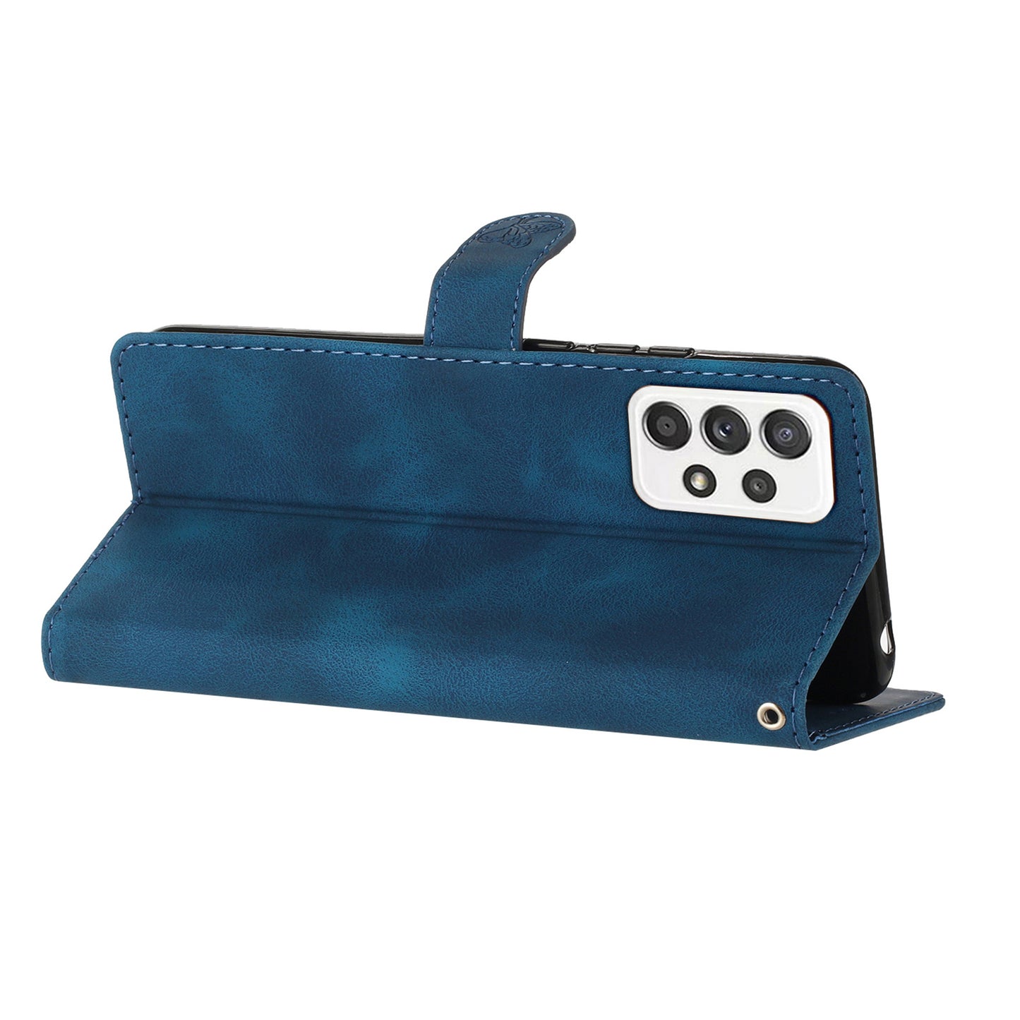 For Samsung Galaxy A23 5G (Global Version) / A23 4G Flower Imprint Phone Cover Leather Wallet Stand Case