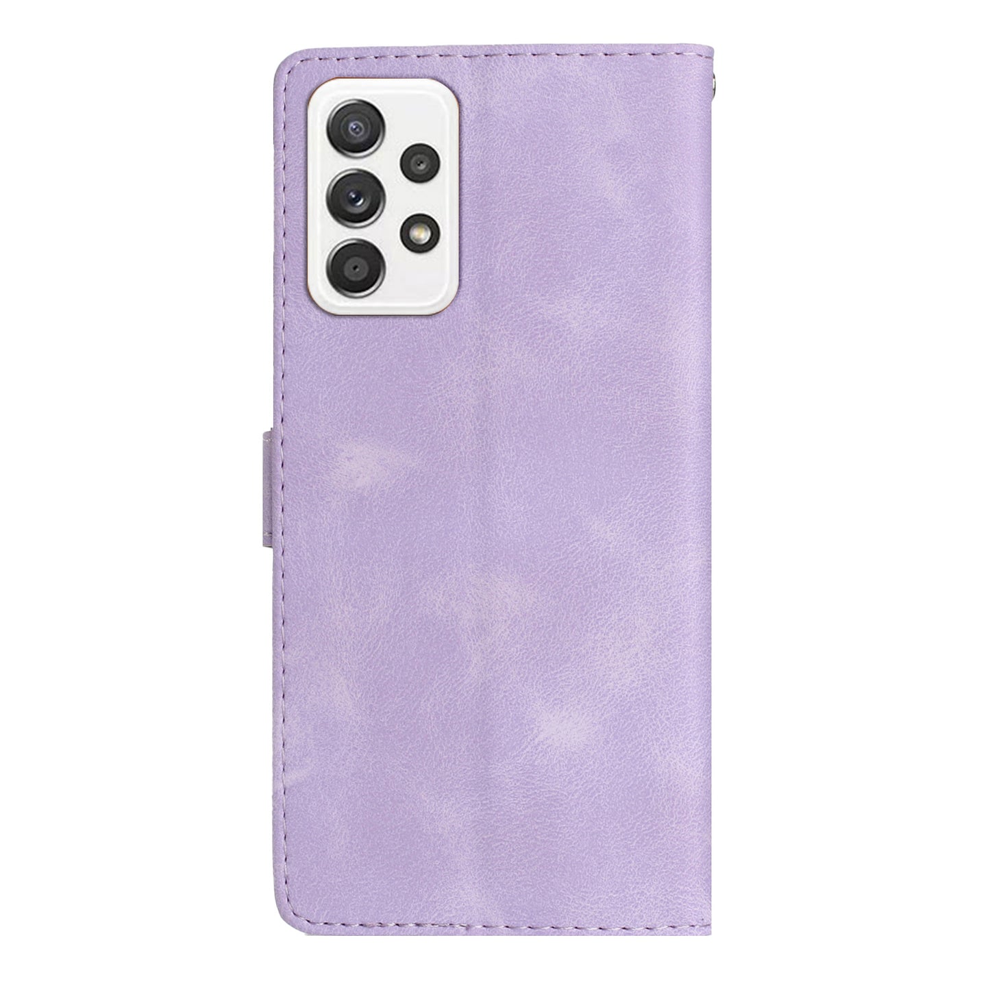 For Samsung Galaxy A23 5G (Global Version) / A23 4G Flower Imprint Phone Cover Leather Wallet Stand Case