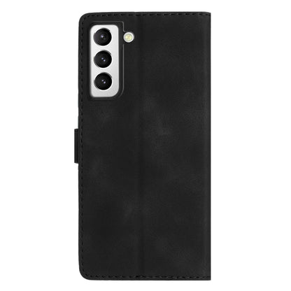 For Samsung Galaxy S22 5G Leather Flower Imprinted Phone Case Shockproof Wallet Stand Cover