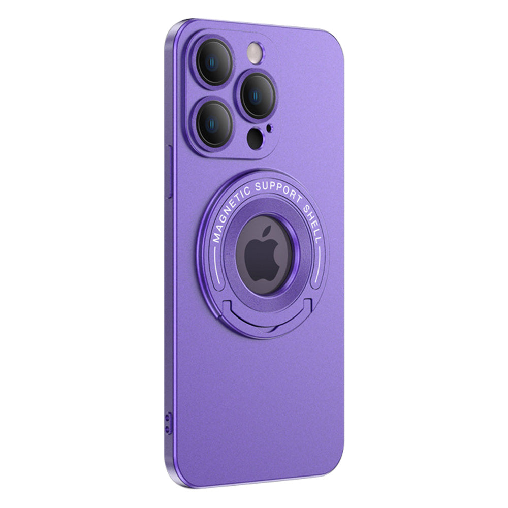 Slim Case for iPhone 13 Pro 6.1 inch TPU Phone Cover Anti-Shock Retractable Kickstand Phone Case