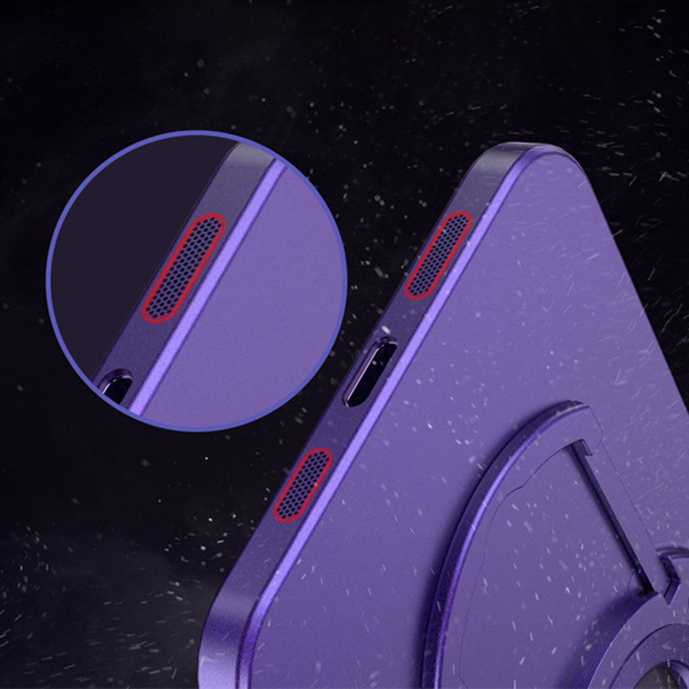 Slim Case for iPhone 13 Pro 6.1 inch TPU Phone Cover Anti-Shock Retractable Kickstand Phone Case