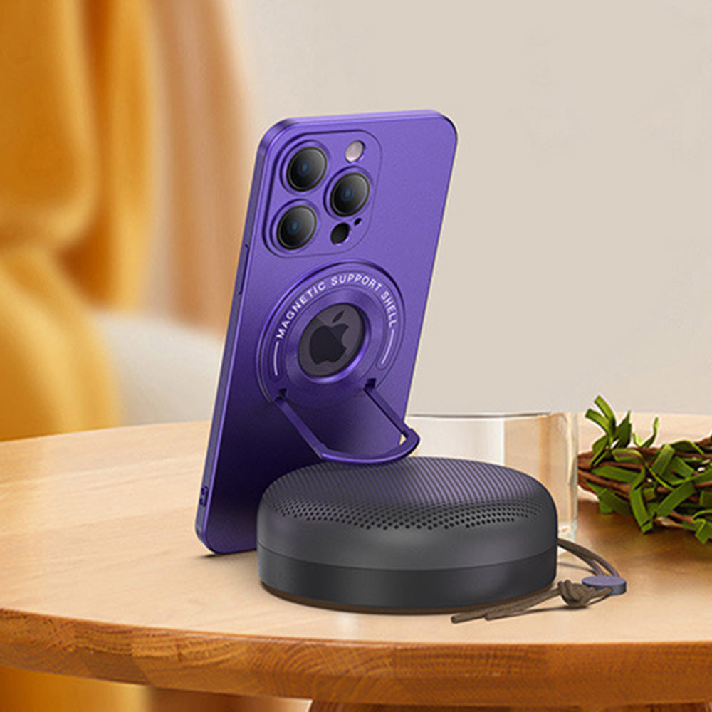 Slim Case for iPhone 13 Pro 6.1 inch TPU Phone Cover Anti-Shock Retractable Kickstand Phone Case