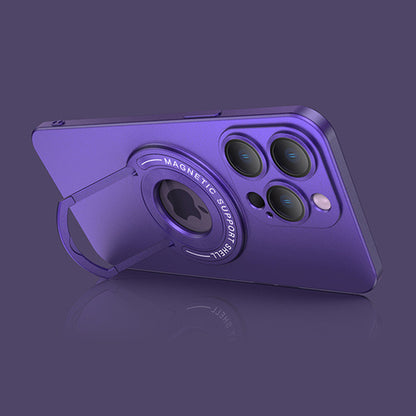 Slim Case for iPhone 13 Pro 6.1 inch TPU Phone Cover Anti-Shock Retractable Kickstand Phone Case