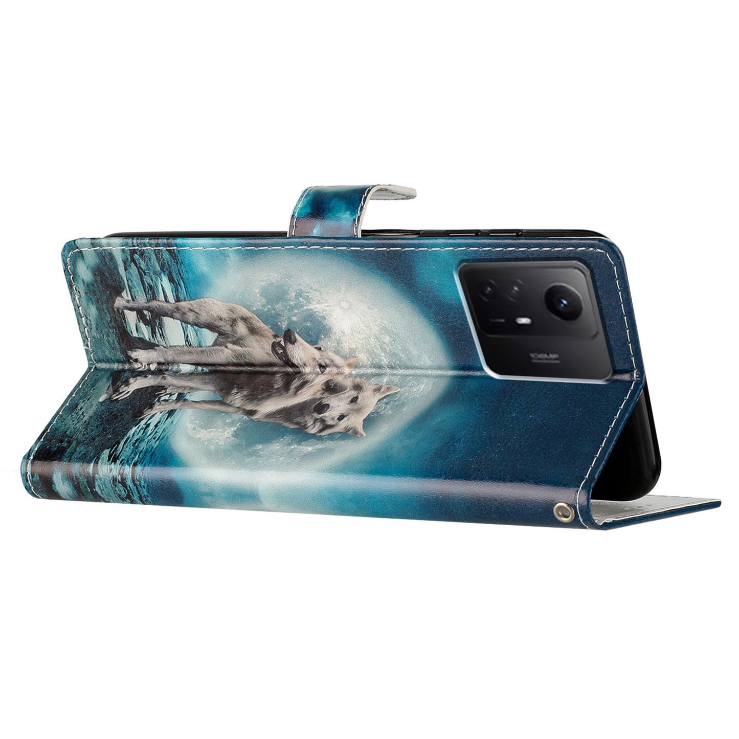 For Xiaomi Redmi Note 12S 4G PU Leather Wallet Cover Pattern Printing Flip Stand Phone Case