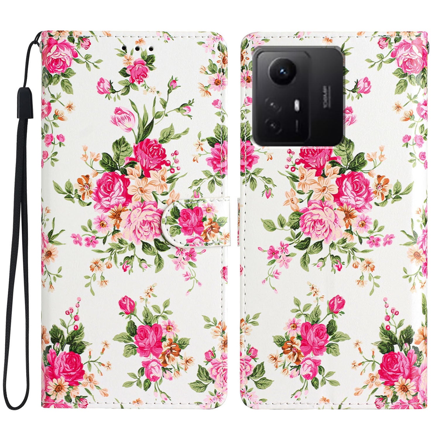 For Xiaomi Redmi Note 12S 4G PU Leather Wallet Cover Pattern Printing Flip Stand Phone Case