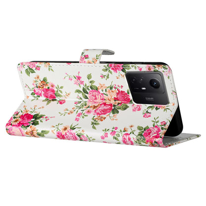 For Xiaomi Redmi Note 12S 4G PU Leather Wallet Cover Pattern Printing Flip Stand Phone Case