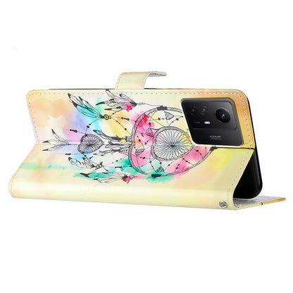 For Xiaomi Redmi Note 12S 4G PU Leather Wallet Cover Pattern Printing Flip Stand Phone Case