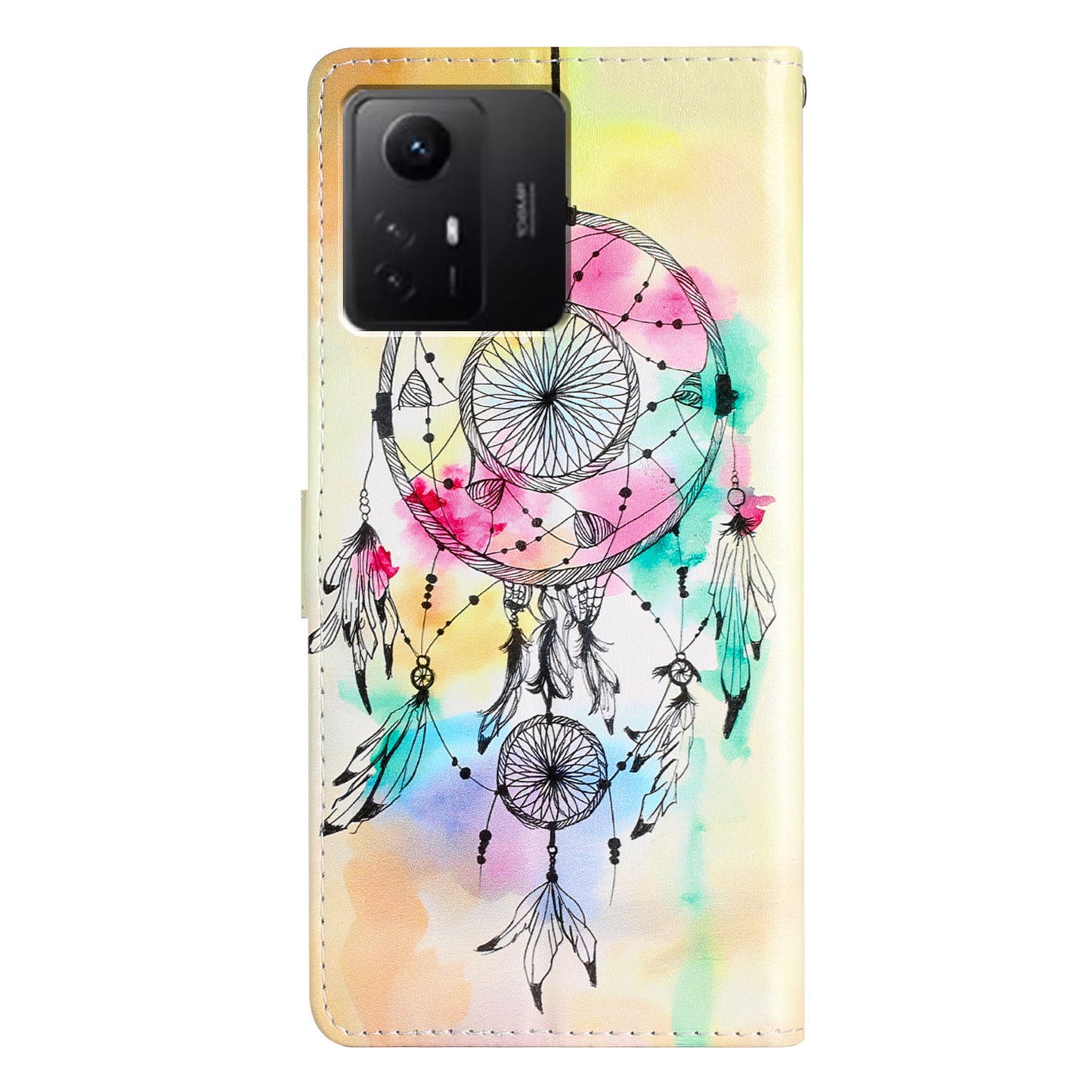 For Xiaomi Redmi Note 12S 4G PU Leather Wallet Cover Pattern Printing Flip Stand Phone Case